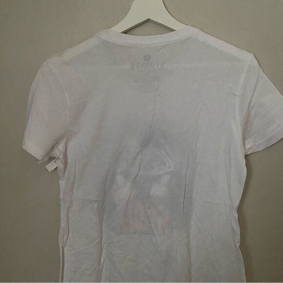 Stunner California T-Shirt White Graphic Cosmic Magma Casual Crew Neck - Picture 4 of 6